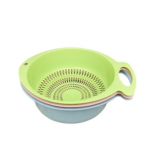 Drain <b>Basket</b> <b>Plastic</b> Kitchen Colander 30.5 Cm Long 24 Cm Wide 10 Cm High Bpa Free For Fruit Vegetable Draining - Product Image 5