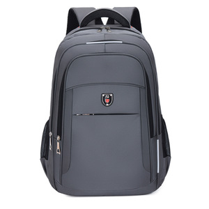 Laptop <b>Backpack</b> For Men <b>Large</b> <b>Capacity</b> Business Travel Solid Color With Laptop Compartment Shoulder Straps - Product Image 5