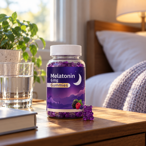 Gomitas de Melatonina 6mg Sabor Bayas, Suplemento para la Salud, Apoyo para el Sueño, Fórmula Personalizada, Fabricante OEM ODM - Product Image 2