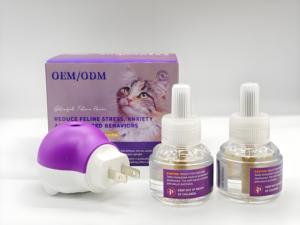 Chanson Fabriek Op Voorraad 6 Stuks Kattenhond Etherische Olie Feromoon Huisdier Kalmerende Stress Verlichten Kalmerende Hervulvloeistof - Product Image 3