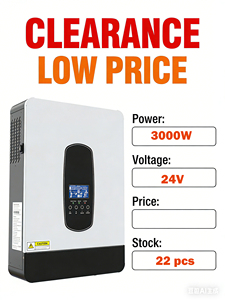 En Stock: Inversor Solar HARS Smart 3.2KVA 24VDC con MPPT, Onda Sinusoidal Pura, Híbrido Solar Fuera de Red SM-3200H - Product Image 4