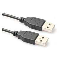Nuevo Cable USB-A Macho a Macho 2025, Cable USB 2.0 con Conector Macho, Adaptador de Conector Recto USB 2.0 Hembra, Cable de Extensión Trenzado para Datos