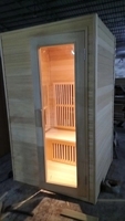 Sauna infrarouge intérieur de luxe pour 1 personne, spectre complet
