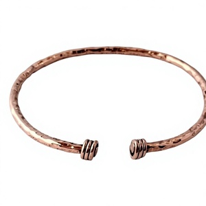 Handmade Pure <b>Copper</b> Magnetic Cuff <b>Bracelets</b> for Men Women Ball Shape Ayurvedic Healing Fashion Jewelry Gift for Anniversary - Product Image 1
