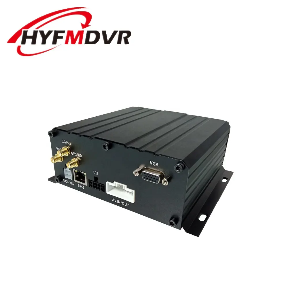 HYF AIMDVRトラックモバイルDVR3G 4GGPSリアルタイムポジショニングWiFiワイヤレスネットワーク接続HDDSDカード4CH (ADASおよびDSM付き)
