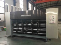 Máquina de Impresión y Troquelado de Cartón Totalmente Automática de Velocidad Media, Máquina de Impresión, Ranurado y Troquelado
