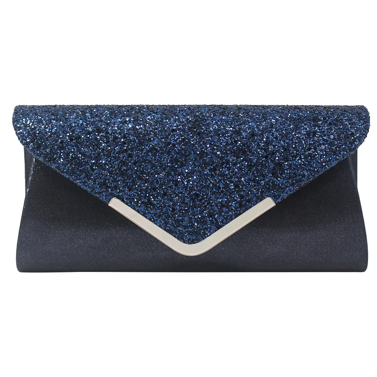 2022 New Large Capacity Fashionable Flash Material Pu Ladies Shoulder Bag Handmade All Match Clutch Evening Party Bag For Woman