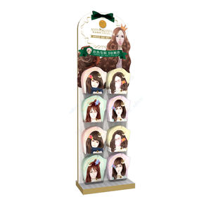 Tienda de cosméticos personalizada, máscara facial de maquillaje, productos para el cuidado de la piel, brillo de labios, esmalte de uñas, estante de exhibición de suelo de Metal, soporte - Product Image 2