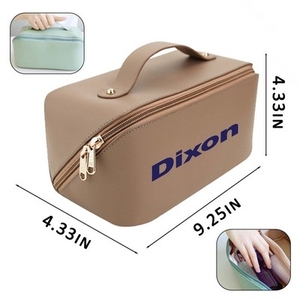 Stylish Convenient Eco-Friendly Sonfic PU for <b>Toiletry</b> <b>Bag</b> Large Capacity Water Resistant Portable Zipper Closure Logo - Product Image 3