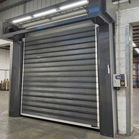 Porte spirale à haute vitesse, isolée thermiquement, certifiée CE, pour économie d'énergie industrielle