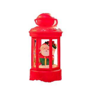 Adornos creativos para el escritorio, regalos de Navidad, faroles de viento hexagonales iluminados de Papá Noel, ambiente festivo - Product Image 5