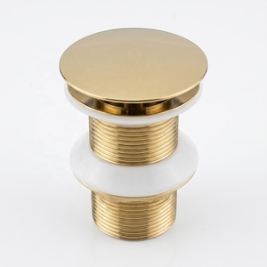 Bonde de lavabo universelle moderne en acier inoxydable chromé avec filtre à déchets et système Push-Pop pour cuisine et salle de bain - Product Image 5