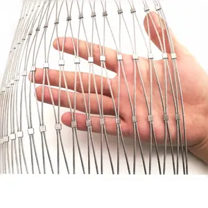 stainless steel 316 heavy duty inox cable wire rope cargo mesh net