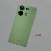 Cache arrière en verre pour batterie Xiaomi Redmi Note 13 Note13 4G, avec lentille d'appareil photo, boîtier de remplacement