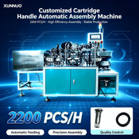 Máquina Motorizada Automática con Control PLC para el Ensamblaje de Manijas y Palancas de Válvulas de Bola y Compuertas con 1 Año de Garantía