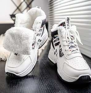 Baskets montantes rétro pour hommes, tendance, souples, respirantes, antidérapantes, chaussures de marche décontractées à enfiler, doublure en maille, semelle intérieure en PU, abordables - Product Image 3