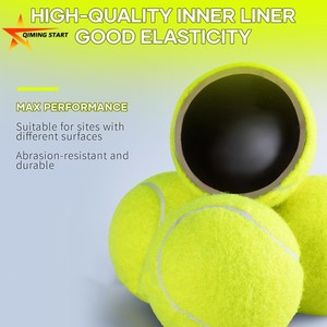 Balles de <span class=keywords><strong>tennis</strong></span> personnalisées noires avec balles de <span class=keywords><strong>tennis</strong></span> pour <span class=keywords><strong>chien</strong></span> en gros et originales pour un design personnalisé haut de gamme, fournitures de <span class=keywords><strong>tennis</strong></span> - Product Image 1