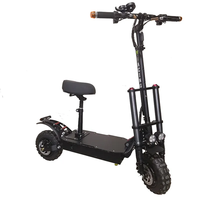 Scooter Eléctrico Plegable Unisex al por Mayor, 2 Ruedas, Motor de Gran Potencia de 4000w, Scooter Eléctrico Dualtron de Alta Calidad a 80 km/h