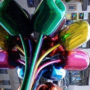 Scultura moderna lucida dell'acciaio inossidabile del tulipano di koons del <span class=keywords><strong>giardino</strong></span> moderno della fabbrica - Product Image 4