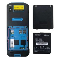 4G Android 13 Dispositivo PDA de mano Almacén Wifi Bluetooth QR Lector de código de barras Terminal Pantalla grande 2D Escáner de código de barras PDA 4G64G