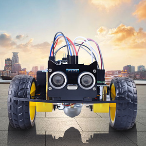 Haute Qualité 4WD Robot Voiture Éducatif Tige Jouets Robotique <span class=keywords><strong>Kit</strong></span> robot <span class=keywords><strong>kit</strong></span> pour <span class=keywords><strong>Arduino</strong></span> - Product Image 2