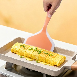 Espátula de silicona para cocinar, espátula ancha de silicona para panqueques, utensilios de cocina, herramientas de cocina antiadherentes, espátula ancha para carne, raspador de pizza - Product Image 6