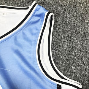 Gilet de basket-ball vintage à séchage rapide maille respirante conception personnalisée imprimé en gros maillots et chemises de basket-ball - Product Image 4