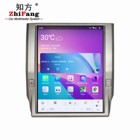 2K Android 13 tesla Car GPS IPS Screen Car Dvd Radio Stereo Player 13.6inch Touch Screen for Toyota Tundra 2014-2019 8/128gb