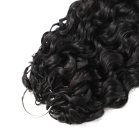 Extensions de cheveux humains 100% Remy, Micro Feather-Crochet, bouclés birmanes, pré-séparés, sans nœuds, ondulés, styles bohèmes