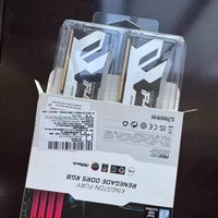 Kit de mémoire gaming RGB double canal Kingston FURY Beast White RGB DDR5 6000 32 Go (16 Go*2)