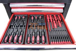 กล่องเครื่องมือหมุนเหล็กสำหรับงานหนัก170ชิ้น170ชิ้นตู้รถเข็นสำหรับงานหนักพร้อมกล่องเครื่องมือแบบมีล้อสำหรับรถยนต์ - Product Image 4