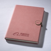 Bloc-notes personnalisables en cuir Pu, avec couverture rigide, wi-fi, chaîne aimantée, pour Journal intime, A5, haute qualité