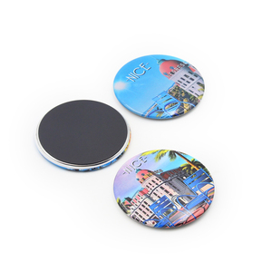 Aimant de réfrigérateur écologique personnalisé avec logo, imprimé, en forme de cercle, pour fixation <span class=keywords><strong>sur</strong></span> badge ou aimant. - Product Image 2