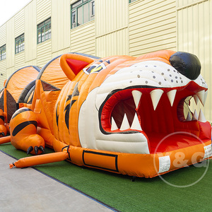 Y & G OEM lớn các chướng ngại vật trượt bơm hơi Inflatable trở ngại Bouncer Inflatable trở ngại khóa học - Product Image 2