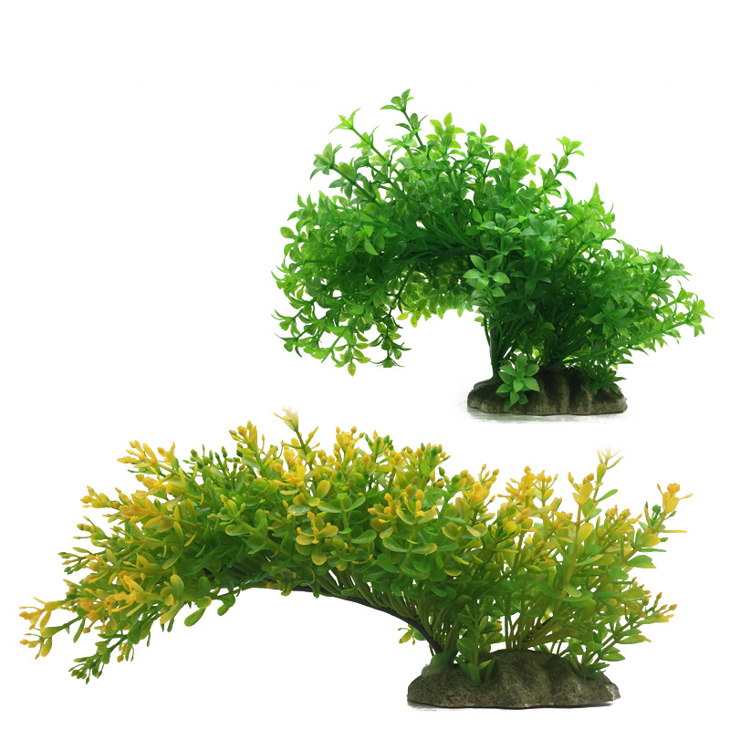 Simulationspflanzen Aquarienzubehr Aquarium Landschaftsdekoration  Aquatische Aquariumpflanzen Kunstblumen Seegras| Alibaba.com