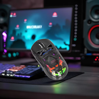 Souris de jeu ergonomique sans fil Keywin M7 2.4G 5D Tri-mode, légère, batterie 300mAh, PC/ordinateur portable, rétroéclairage RVB, 3600 DPI