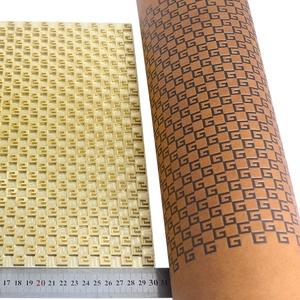 Timbres en cuir PU gaufré, bronzés au cuivre, personnalisés, 30x30cm - Product Image 5