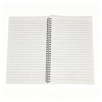 Carnet de luxe B5 à double spirale avec motif en relief, 78 pages imprimées, couverture rigide en PP, pour l'école, le bureau ou comme journal intime - Édition cadeau