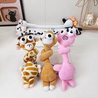 Boneka Plush Leher Panjang Ekstra Panjang dengan Mata Besar untuk Hadiah Mesin Cakar Grosir Besar Pemasok Boneka Lucu