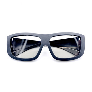 Rectangle Frame Unisex Sports Sunglasses <b>Mirror</b> Lenses 100% UV Protection Outdoor Adult Full Rim Black - Product Image 4