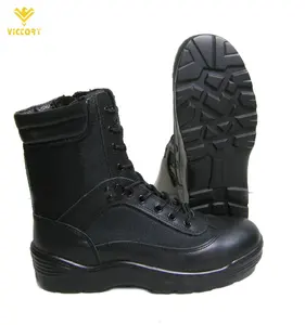 Botas táticas coloridas de couro, venda no atacado, botas masculinas para moda e couro, com laço automático