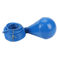 CHENF Nouveau design Capteur automatique en plastique pour réservoir d'eaux usées, contrôleur de niveau d'eau pour milieux liquides / Interrupteur à flotteur bleu en forme de goutte