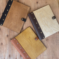 Carnet de notes personnalisé évidé en bois sculpté A5 A6 couverture en bois bloc-notes carnet de notes