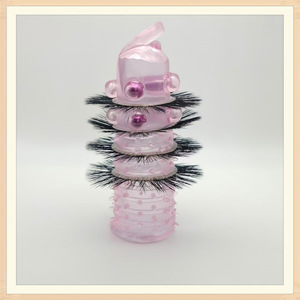 <b>Elephant</b> Trunk Multi Layer Silicone Cock Ring Set With Straight Hair Delay Feature For Male Adult Use - Product Image 5