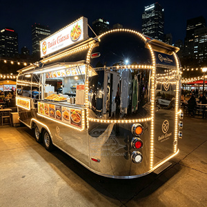 Premium Fully Equipped Food Trailer Factory Direct Mobile Kitchen Gelato Cart with DOT VIN - Product Image 4