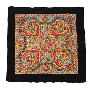 Pañuelos Cuadrados de Algodón Personalizados de Fábrica con Diseño Paisley, Logotipo Personalizado y Doble Impresión para Fanáticos de los Cowboys - Product Image 4
