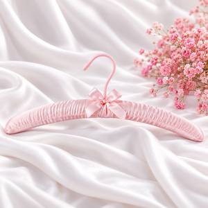 Dicke Schaumstoff-Satin-Gepolsterte Kleiderbügel mit Schulterpolsterung, Rutschfeste Bügel für Damen-Pullover, Mäntel und Kleider - Product Image 2