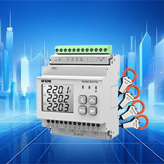 Dispositivo de Monitoreo de Energía por Subcircuitos para Facturación Digital de Edificios, Medidor de Energía de 4 Vías Montado en Riel DIN PD - Product Image 3