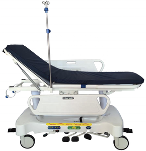 Width-Adaptive Commercial Durable Multi-Function <strong>Transfer</strong> <strong>Trolley</strong> with Hydraulic Lift &amp; Collapsible Guardrails - Product Image 2