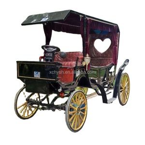 Véhicule électrique Vintage Elegant Royal Carriage avec 4 roues Charrette élégante pour les voyages touristiques Transport spécial - Product Image 2